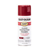 Rust-Oleum Stops Rust Gloss Burgundy Spray Paint 12 oz. (Pack of 6)