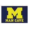 University of Michigan Man Cave Rug - 19in. x 30in.