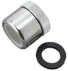 BrassCraft Chrome 13/16 in. x 13/16 in. - 27 Female  Slotless Aerator Adapter