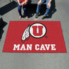 University of Utah Man Cave Rug - 5ft. x 8 ft.