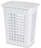 Sterilite White Plastic Laundry Hamper (Pack of 4)