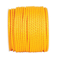 Lehigh Group HB860 3/8" X 600' Yellow Polypropylene Hollow Braid Floating Rope