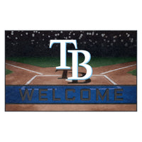 MLB - Tampa Bay Rays Rubber Door Mat - 18in. x 30in.