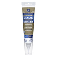 Advanced Silicone 2 Window & Door Sealant, Clear, 2.8-oz. Squeeze Tube (Pack of 12)