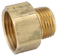 Amc 757484-1208 3/4" X 1/2" Brass Lead Free Garden Hose Connector