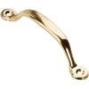 National Hardware 4-3/4 in. L Brass-Plated Gold Steel Door Pull (Pack of 10).