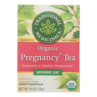 Traditional Medicinals Organic Pregnancy Herbal Tea - 16 Tea Bags - Case of 6