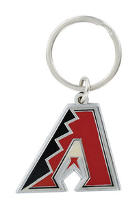 Hillman Arizona Diamondbacks Metal Silver Key Chain (Pack of 3)