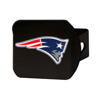 NFL - New England Patriots  Black Metal Hitch Cover - 3D Color Emblem