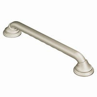 BRUSHED NICKEL 12" DESIGNER GRAB BAR