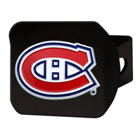 NHL - Montreal Canadiens Black Metal Hitch Cover - 3D Color Emblem