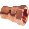 Mueller Streamline 1/2 In. Copper  X 3/8 In. Dia. Fip Copper Pipe Adapter