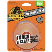 Gorilla 1 in. W x 150 in. L Mounting Tape Clear (Pack of 6)