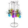 Alpine Corporation LJJ940A Solar Hanging Metal & Glass  Firefly's Assorted Styles (Pack of 8)