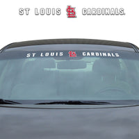 MLB - St. Louis Cardinals Sun Stripe Windshield Decal 3.25 in. x 34 in.