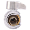 SharkBite 1/2 in. PTC X 1/4 in. Compression Brass Straight Stop Valve