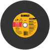 DeWalt 14 in. D X 1 in. Aluminum Oxide Cut-Off Wheel 1 pc