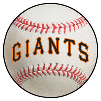 MLB - San Francisco Giants Retro Collection Baseball Rug - 27in. Diameter - (1947 New York Giants)