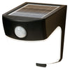 All-Pro Motion-Sensing 120 deg LED Bronze Outdoor Floodlight Solar Powered