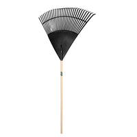 UnionTools 72.25 in. 30 Tine Poly Rake Wood Handle