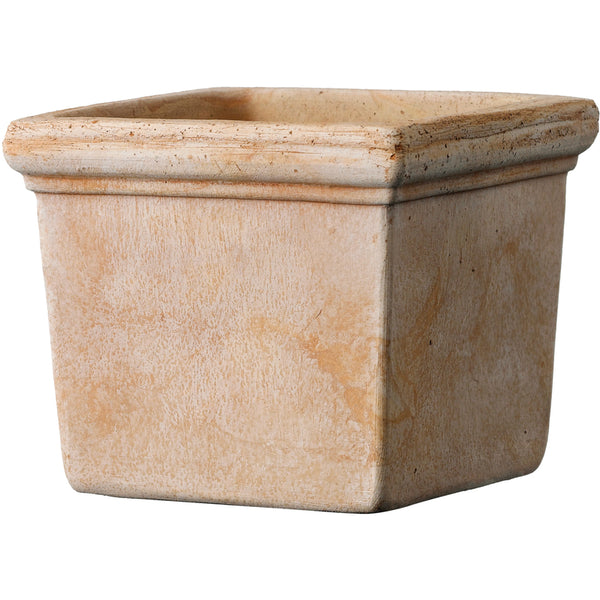 Deroma Plant Pot, Brown Terra Cotta Clay, 3-In.