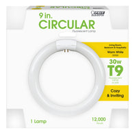 Feit 30 W T9 9 in. D X 9 in. L Circline Fluorescent Bulb Warm White Circular 3000 K 1 pk