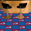 NHL - Colorado Avalanche Team Carpet Tiles - 45 Sq Ft.