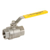 Smith Cooper 3/8 in. 304 Stainless Steel FIP Ball Valve Full Port