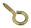 National Hardware 0.16 in. D X 1-5/8 in. L Polished Brass Screw Eye 25 lb. cap. 3 pk