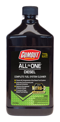 Gumout All-In-One Diesel Complete Fuel System Cleaner 32 oz. (Pack of 6)