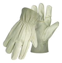 Boss Men's Indoor/Outdoor Driver Work Gloves Tan L 1 pair