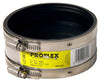 Fernco Proflex Schedule 40 1-1/2 in. Hub X 1-1/4 in. D Hub Neoprene Rubber Shielded Coupling 1 pk