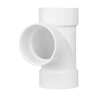 Charlotte Pipe 3 in. Hub X 3 in. D Hub PVC Sanitary Tee 1 pk