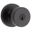 Kwikset Signature Series Pismo Iron Black Entry Knob KW1 2-1/4 in.