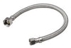 BK Products ProLine 3/8 in. Compression X 1/2 in. D FIP 12 in. Braided Stainless Steel Faucet Supply