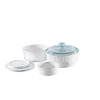 CorningWare French White 11 in. W X 9.83 in. L Bake Set White 6 pc