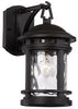 Bel Air Lighting Boardwalk Black Switch Incandescent Wall Lantern