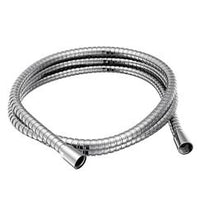 Chrome handheld shower hose