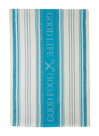 Kay Dee Cooks Kitchen Teal Cotton Tea Towel (Pack of 6)