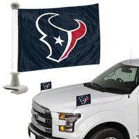 NFL - Houston Texans Ambassador Car Flags - 2 Pack