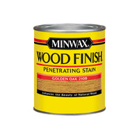 Minwax Wood Finish Semi-Transparent Golden Oak Oil-Based Wood Stain 1 qt. (Pack of 4)