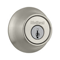 Kwikset Satin Nickel Metal Double Cylinder Deadbolt