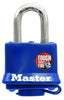 Master Lock 1-11/16 in. H X 1 in. W X 1-9/16 in. L Vinyl Covered Steel 4-Pin Cylinder Padlock