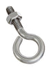 National Hardware 1/4 in. X 2 in. L Stainless Steel Eyebolt Nut Included