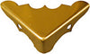 National Hardware 9/16 in. H X 1-1/4 in. W X 0.02 in. D Solid Brass Inside Decorative Corner Brace