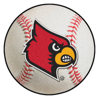 University of Louisville Baseball Rug - 27in. Diameter