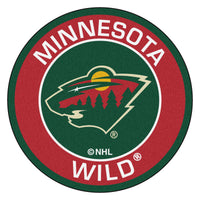 NHL - Minnesota Wild Roundel Rug - 27in. Diameter