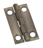 3/4 in. National Hardware Antique Brass Brass Hinge 1 in. (Pack of 5).