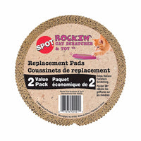 Spot Rockin' Cardboard Brown Cat Scratcher 2 pk