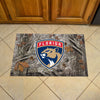 NHL - Florida Panthers Camo Rubber Scraper Door Mat